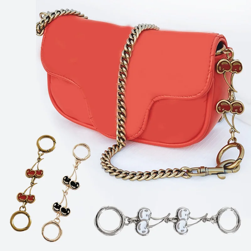 

Расширенный ремешок с цепочкой в форме сердца для сумок, аксессуары для сумок, удлинитель ручек, ремешок на плечо, цепочка для сумок, ремешок «сделай сам», части сумок