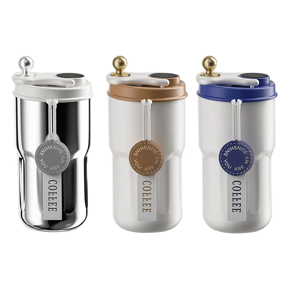 Smart Thermos Bottle LED Temperature Display Coffee Cup 316