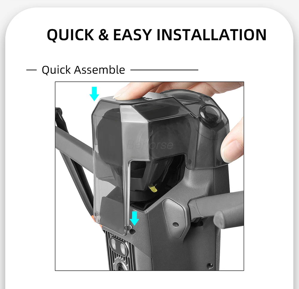 Détail du protège-cardan pour DJI Mavic 3 Pro et Mavic 3, avec texture antidérapante.