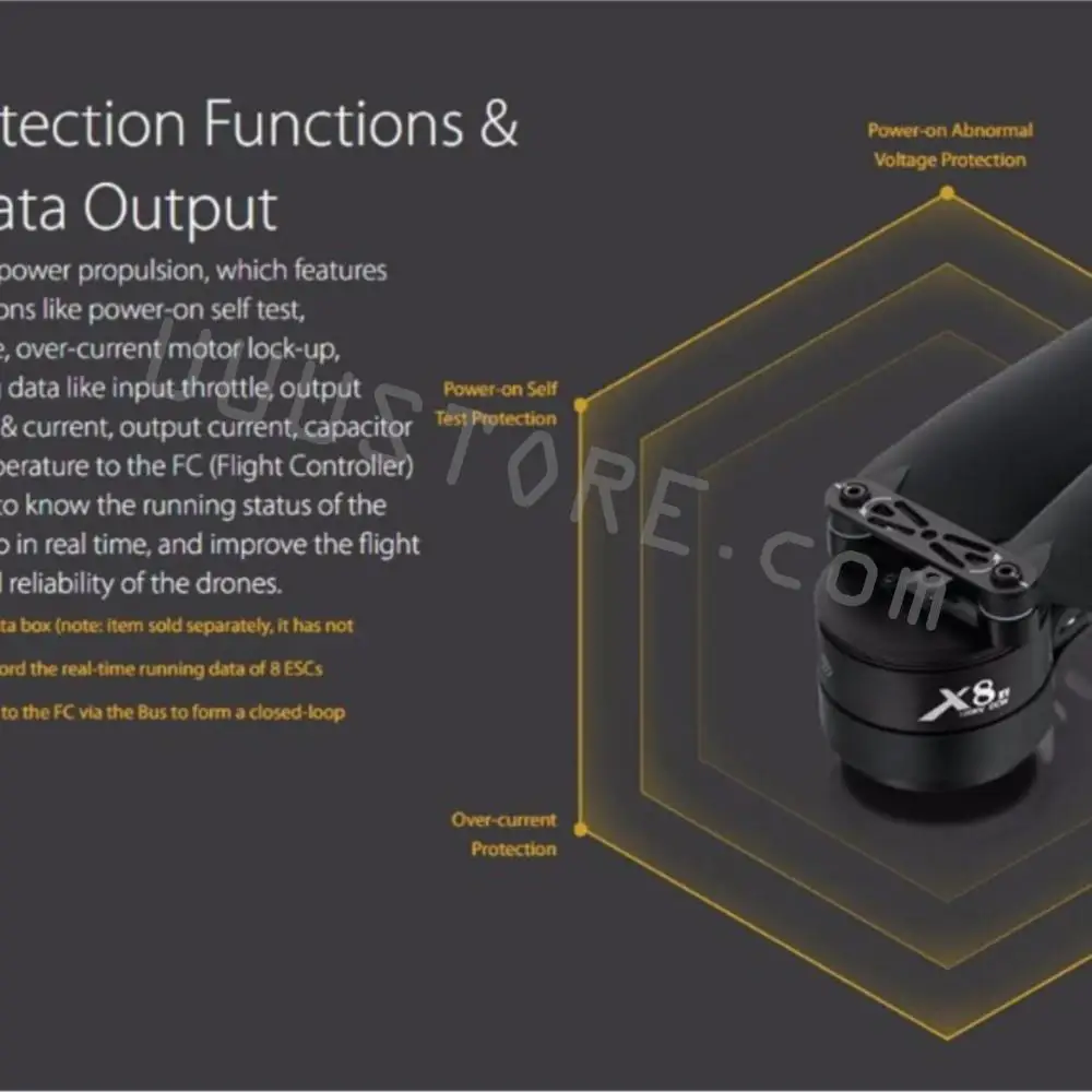 Hobbwing X8 Series Power System, tection Functions & Ponci-on Abroimal Volage