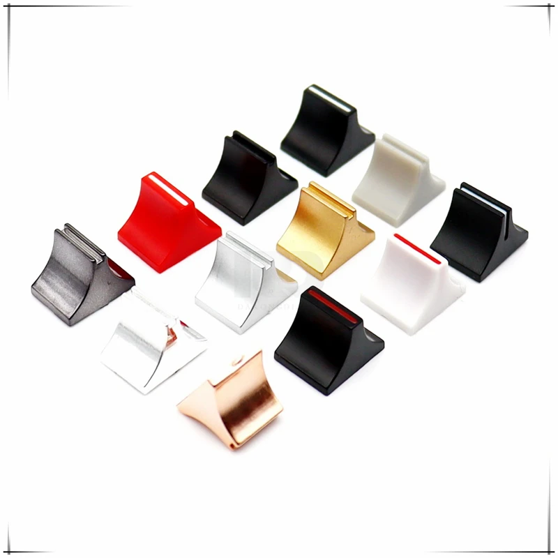 webcast Sound card push rod cap Mixer sliding cap Volume console push button knob inner hole 4MM 10PCS potentiometer knob cap mixer knob cap plastic knob cap tactile button caps