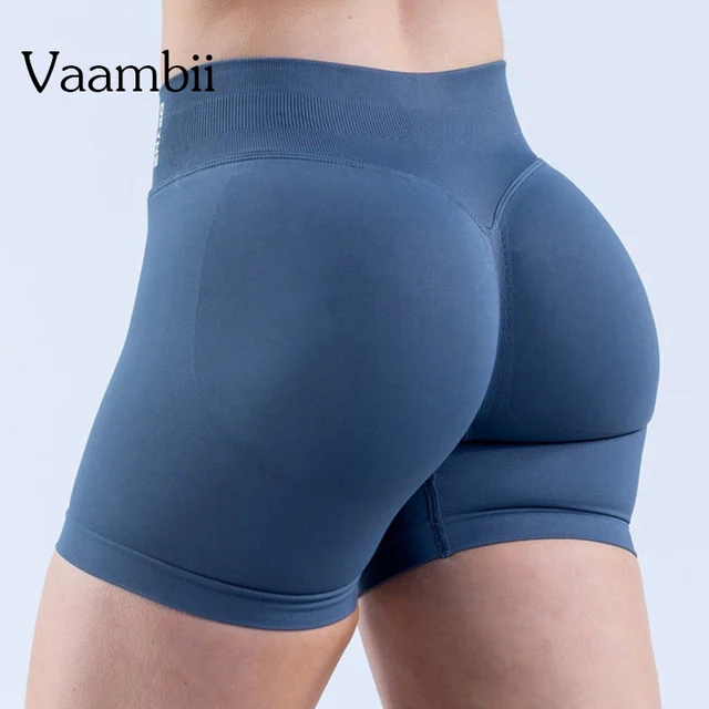 Pantalones cortos de Yoga sin costuras para mujer, mallas cómodas a prueba de sentadillas, realce de glúteos, Fitness, gimnasio