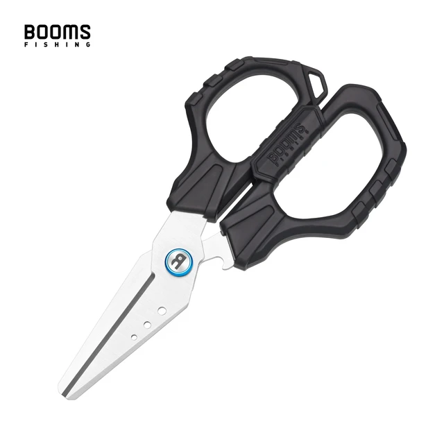 Booms Fishing S04 Stainless Steel Scissors Multifunction Heavy
