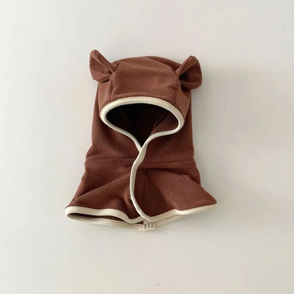 Polar Fleece Baby Hat Scarf Set for Kids Cold Weather