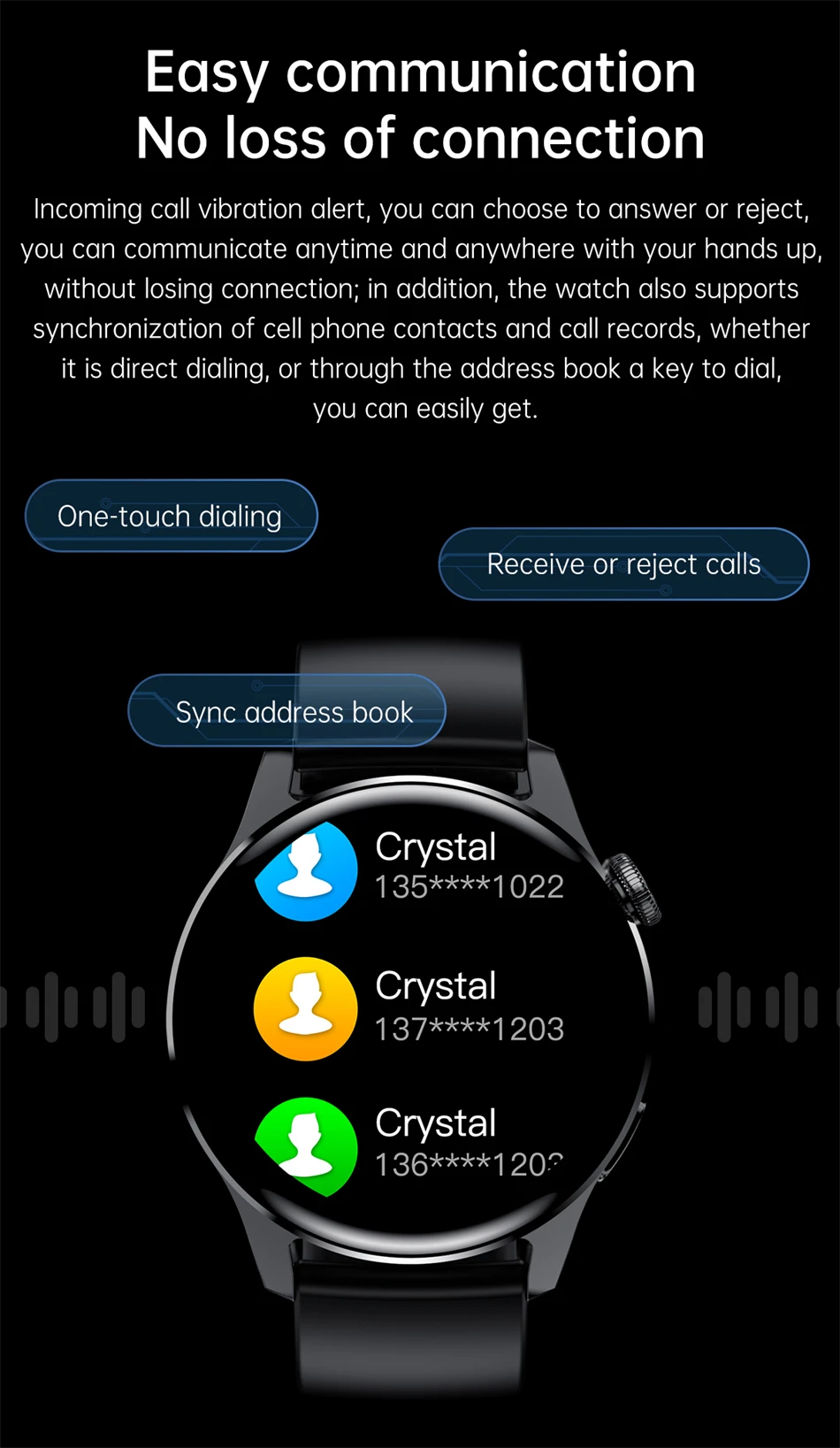 2022 New Bluetooth Call Smart watch Men Full touch Screen Sports fitness watch Bluetooth is Suitable For Android ios Smartwatch
