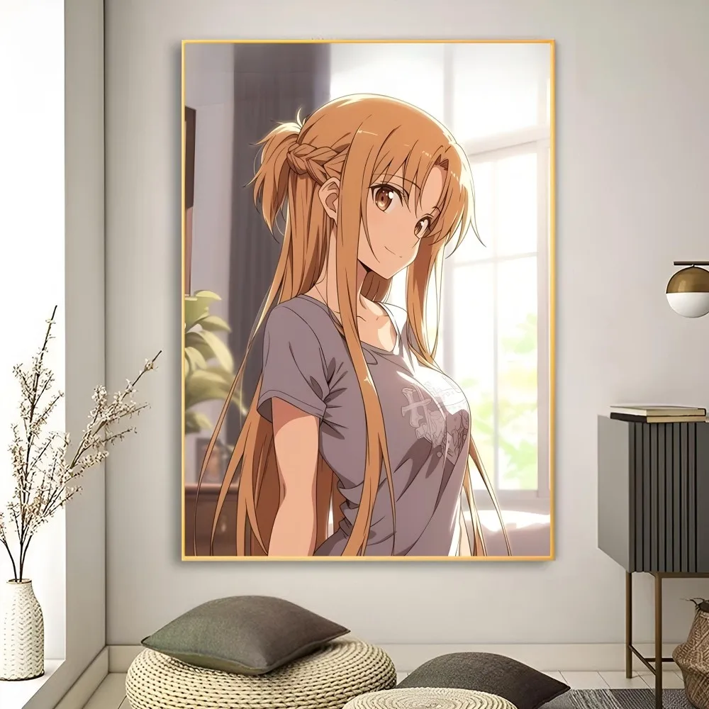 Asuna Yuuki高画質originalアニメA4ポスターセット販売 Sword Art Online Asuna Yuuki official BIG Poster Lot!! sao