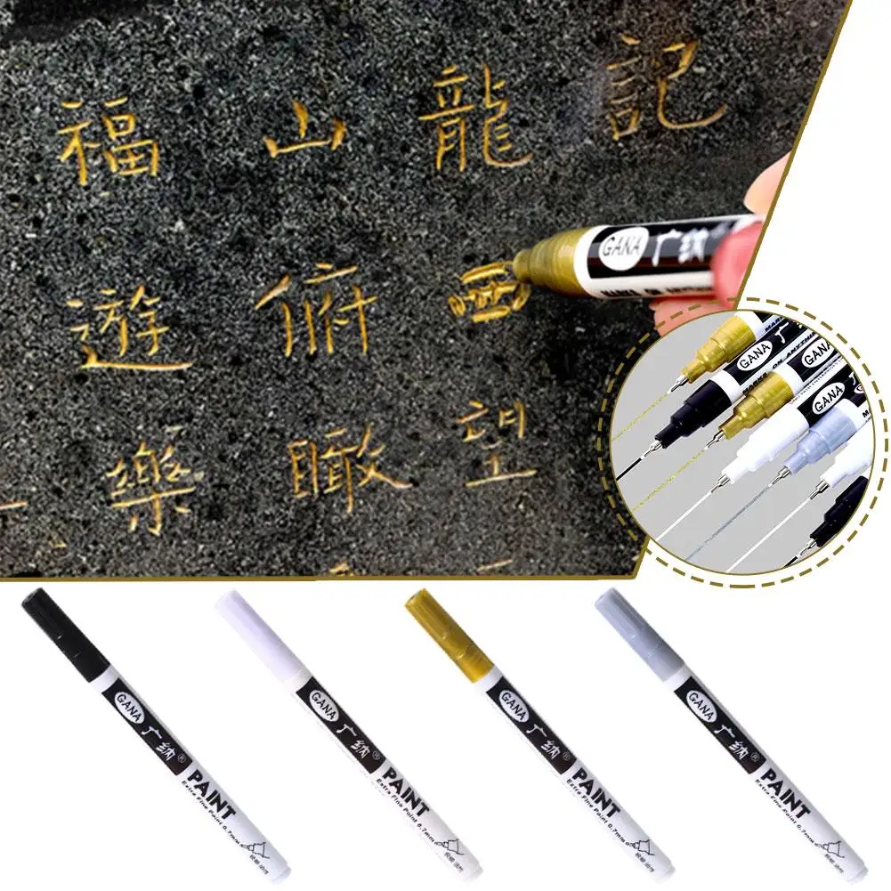 

0.7mm waterproof paint penStyle Pencil Rubber Writing School Supplies Stationery R8X9