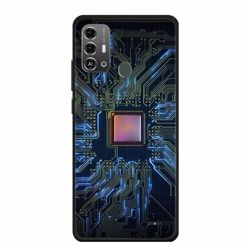 Lovely Soft TPU Painted Cat Silicone Cover - Protective Phone Case Accessory