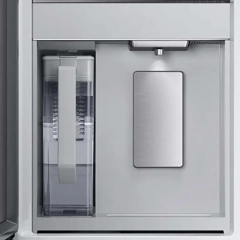 BIG SALE Bespoke 29 Cu. Ft. 4-Door French Door Smart Refrigerator with Family Hub-Charcoal Glass/Stainless Steel