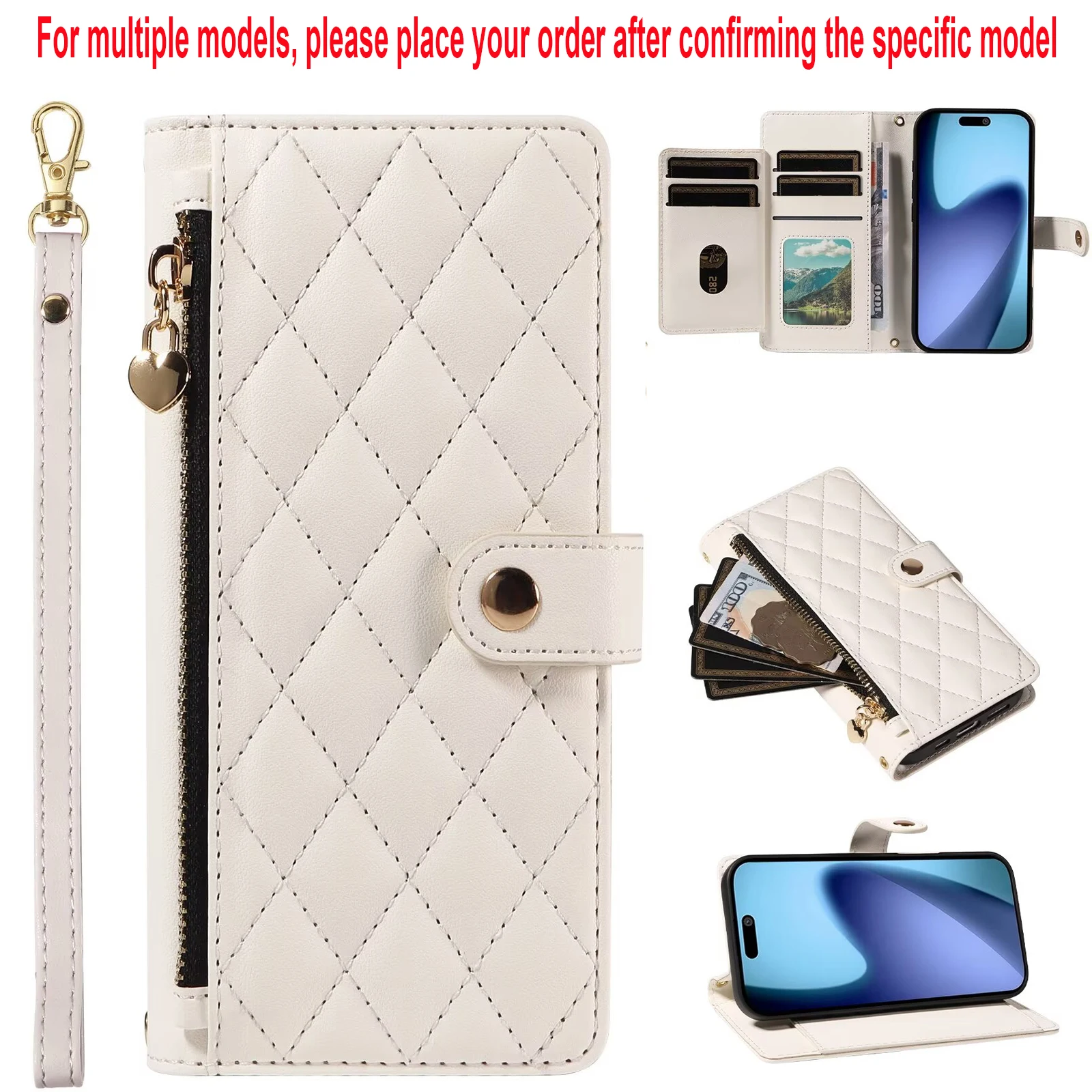 Multi-Card Slot Storage Wallet Case