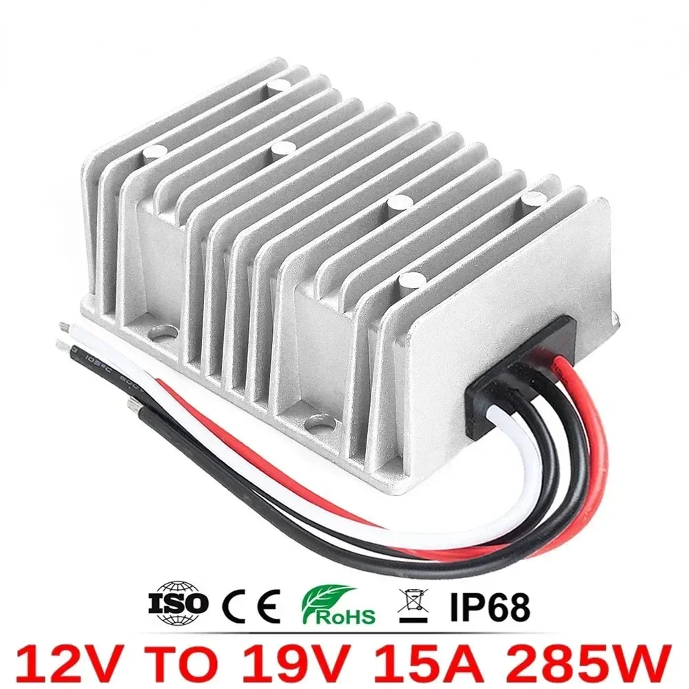 차량용 노트북 전원 공급 장치 충전기, 스텝 업 부스트 DC DC 컨버터, 12 V 24V, 19 V, 1A, 3A, 5A, 10A, 12A, 15A, 20A