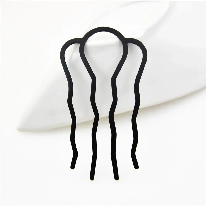 Invisible Simple U-shaped Hairpin Women Ball Head Hairpin Adult For Lazy Hair Fixation Artifact Insert Comb Styling Accessories