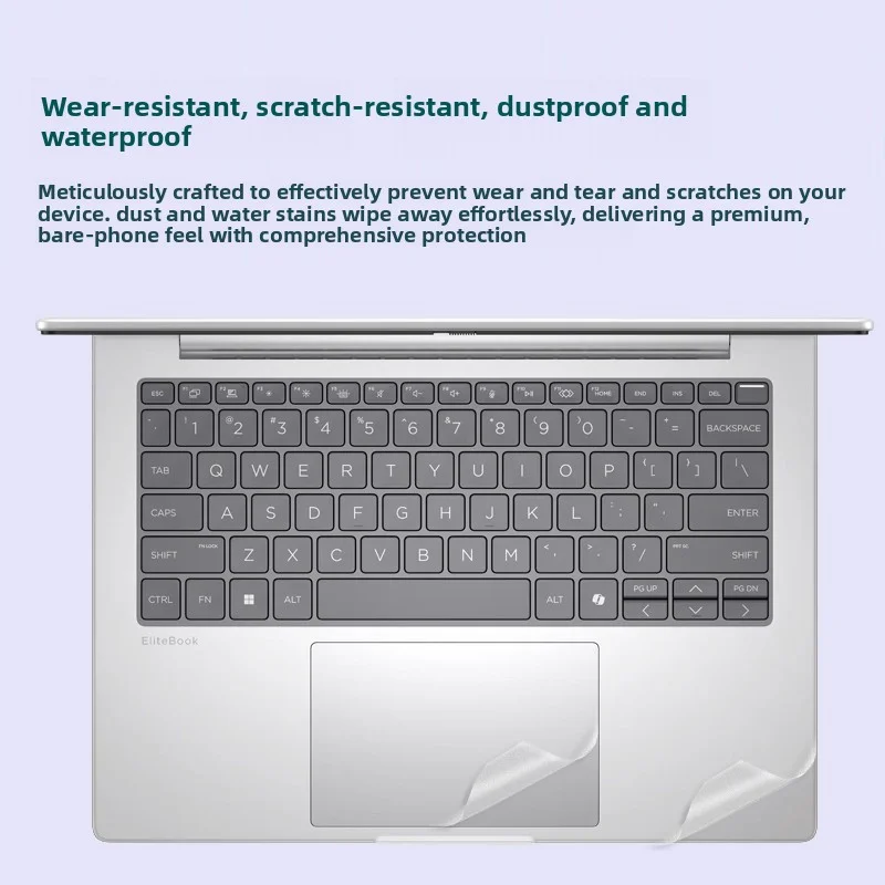 14인치 HP EliteBook X Flip G1i /Ultra G1i 노트북 X360 1040 G11용 투명 반투명 바디 스티커, 쉽게 자를 수 있는 보호 필름.