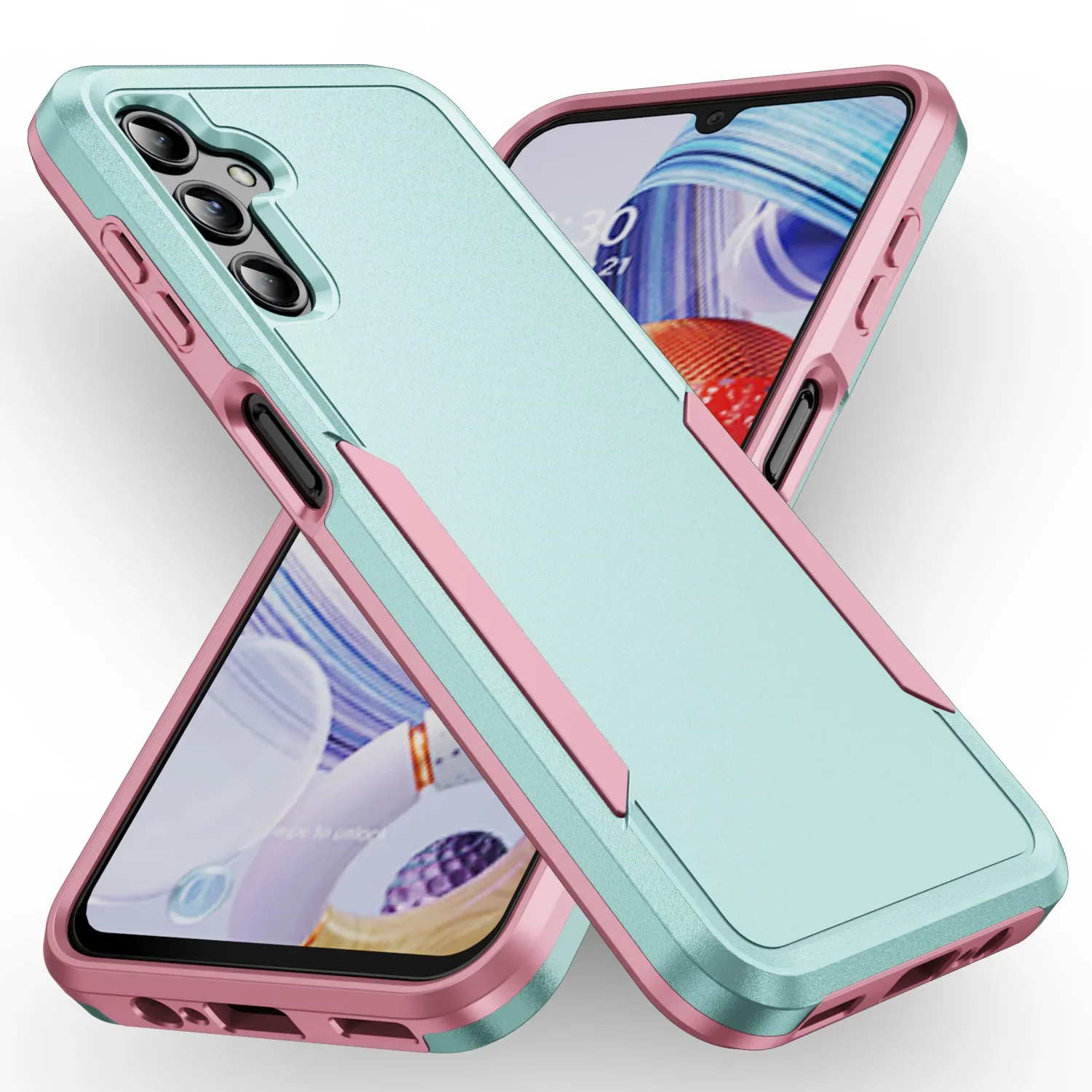 Per Samsung S24 Ultra Dual Layer Fashion Cover Posteriore Per Samsung Galaxy S24 Ultra S 24 Plus Funda Capa Protettivo