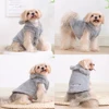 Soft Fleece Pet Dog Clothes Cute Hoodie Coat For Small Medium Dogs Cats Autumn Winter Puppy Hooded Jacket Sweater Pug Apparel 5