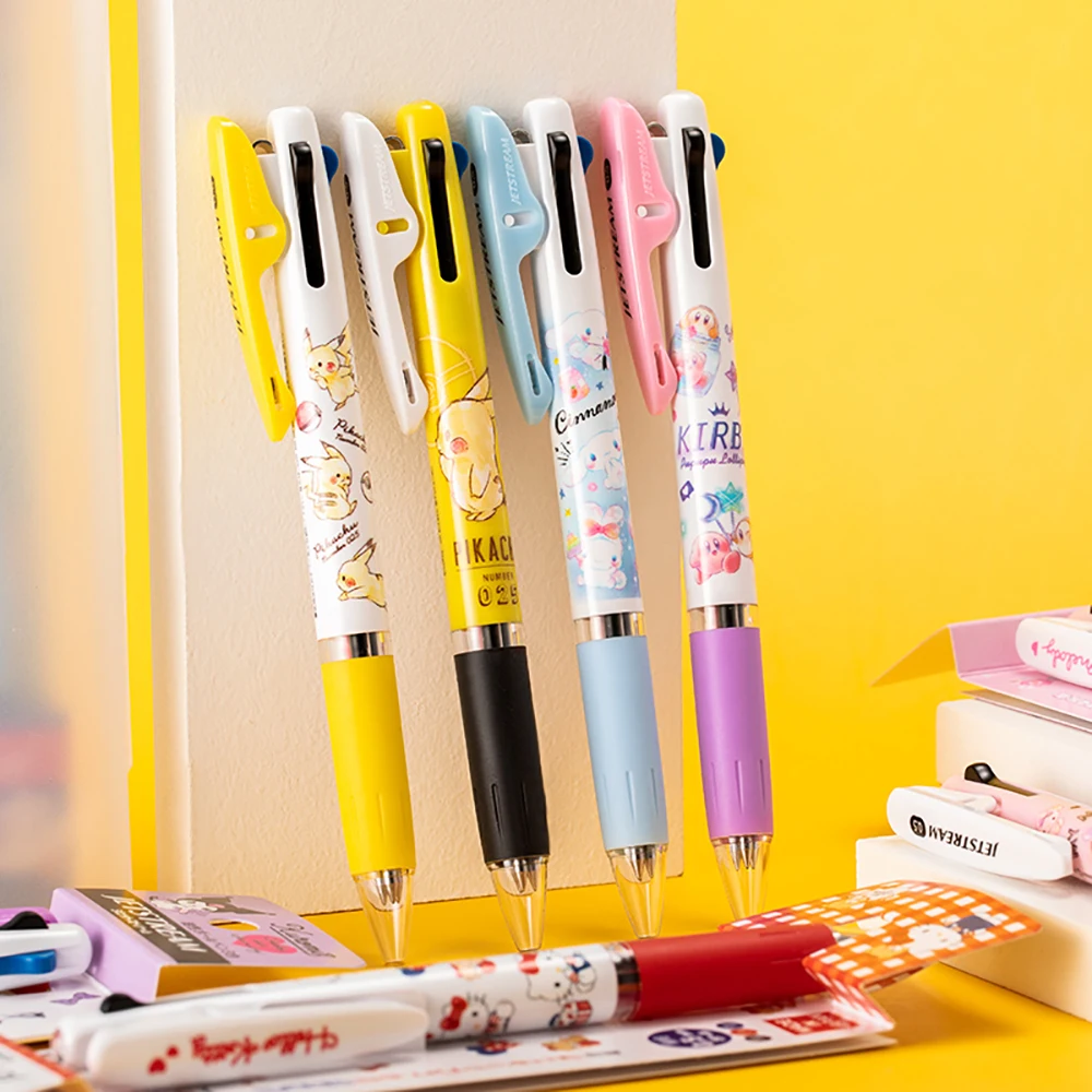 Japanese Stationery Uni-limited Cartoon Cute Kawaii Multi-function Pen Press-type Gel Pen Oil Constantly Ink Student Gifts