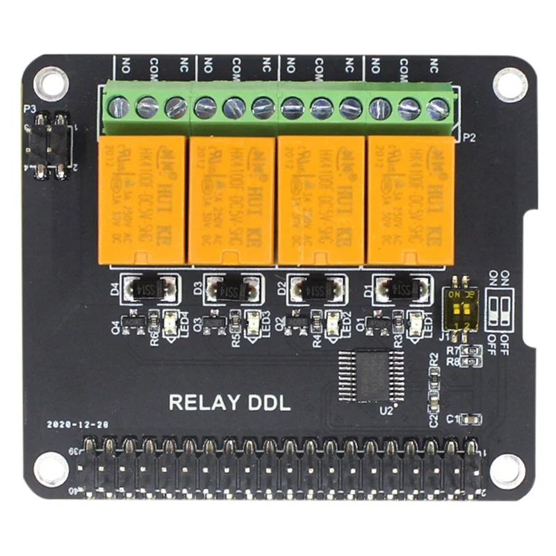 

For Raspberry Pi Expansion Board 4 Channel Relay DDL Module Power Relay Module For Raspberry Pi 4B 3B