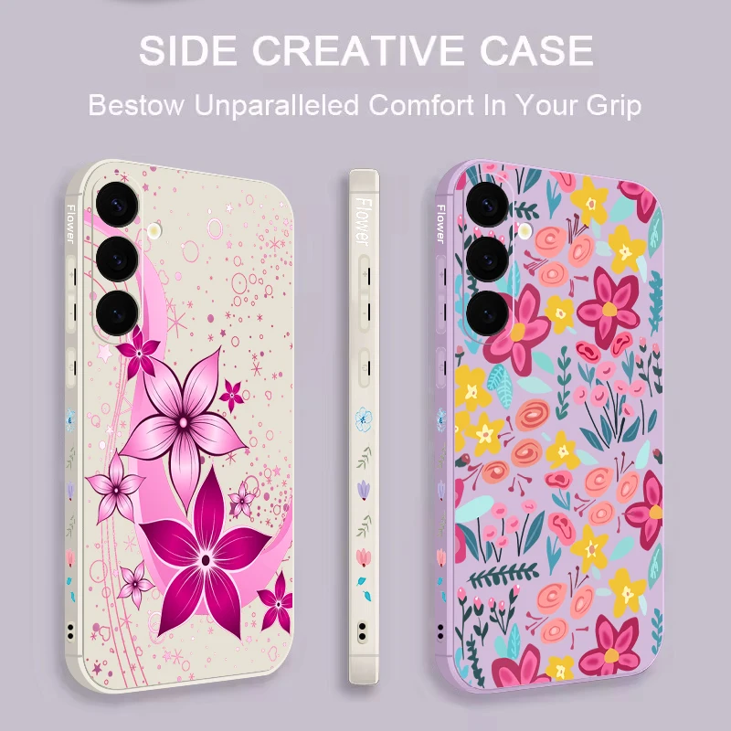 Flowers Floral Pattern Ultra Soft Phone Case - Vibrant Design Protective Cover