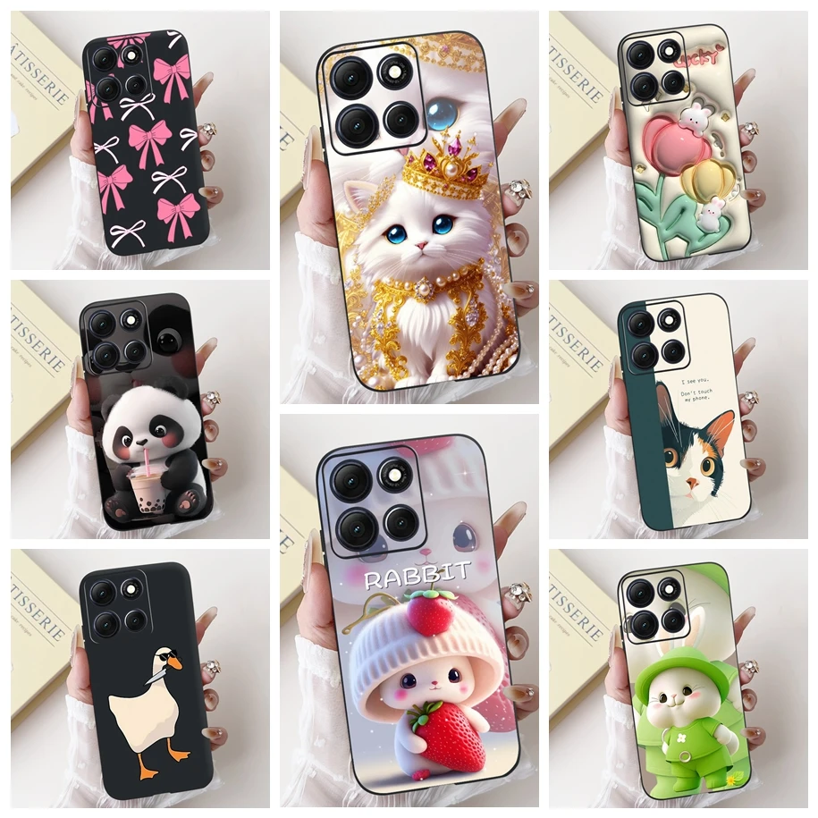 For Motorola Moto G86 Power 2025 Case New Cute Cartoon Rabbit Panda ...