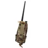 Outdoor Communication Radio Pouch BAOFENG/POFUNG UV5R UV82 Radio Pouch Hunting Tactical Molle Intercom Pouch Walkie Talkie Bag 3