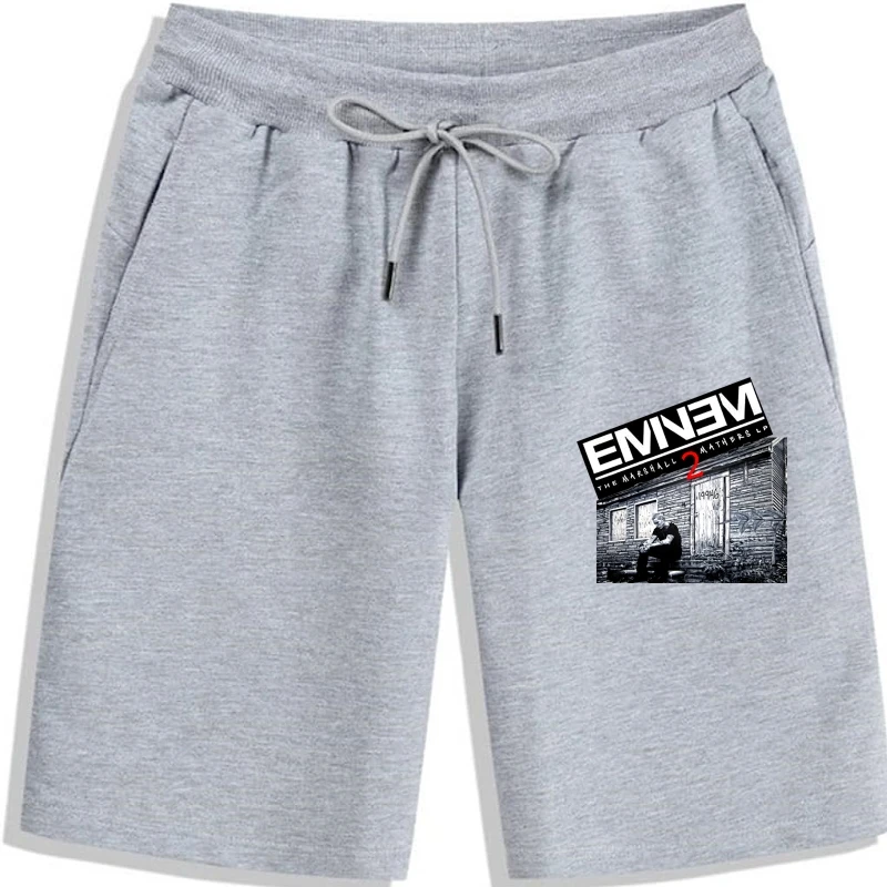 

Мужские шорты Eminem с логотипом Mathers, тонкие, темные, мужские, черные