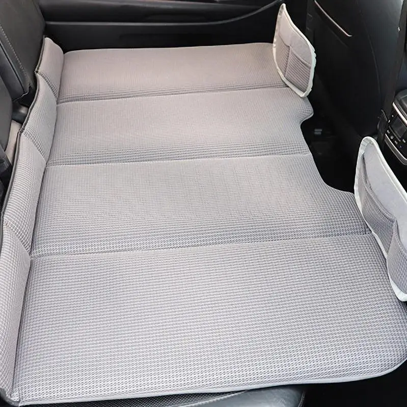 Car Backseat Sleeping Mattress Foldable Auto Rear Seat Folding Bed Double Sided Back Seat Sleeping Bed Pad For Car Interior
