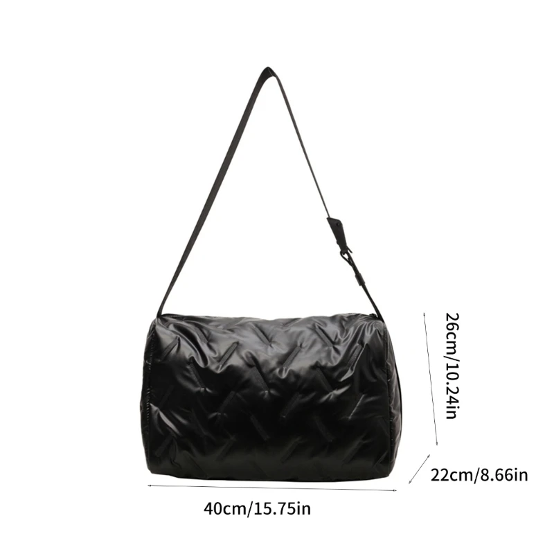 Y2K Soft Crossbody Bag Fashionable Shoulder Bag for Women Perfect for Shopping E74B
