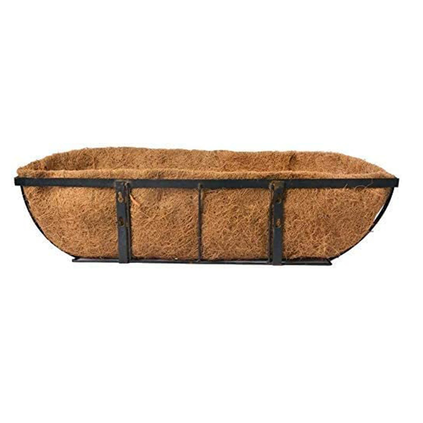 Half Moon Shaped Coconut Palm Mat Wall Hanging Planter Basket Liner for Home Garden Decor and Plant Display