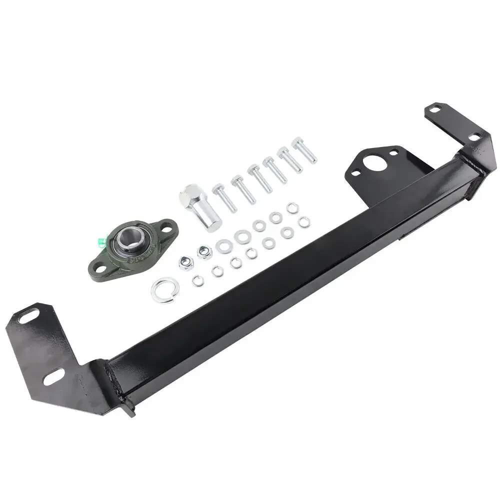 Racing Car Steering Gear Box Stabilizer Brace Bar 4WD 4x4 For 94-02 Dodge Ram 1500 2500 3500 Black #1032004 Transmission Rebuild