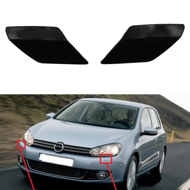 Upgrade your Golf VI 6 MK6 with these durable and stylish Front Bumper Headlight Washer Nozzle Jet Cover Caps. Perfect fit for VW Golf 6 MK6 (5K) models. Protect your washer nozzles and enhance the aesthetics of your vehicle.