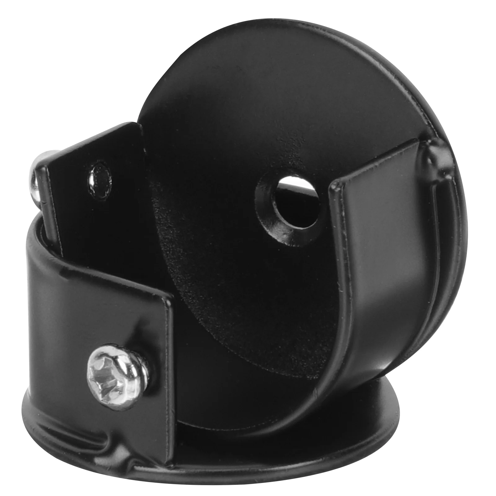 

2Pcs Curtain Pole End Bracket Heavy Duty Curtain Rod Holder Professional Closet Rod Bracket