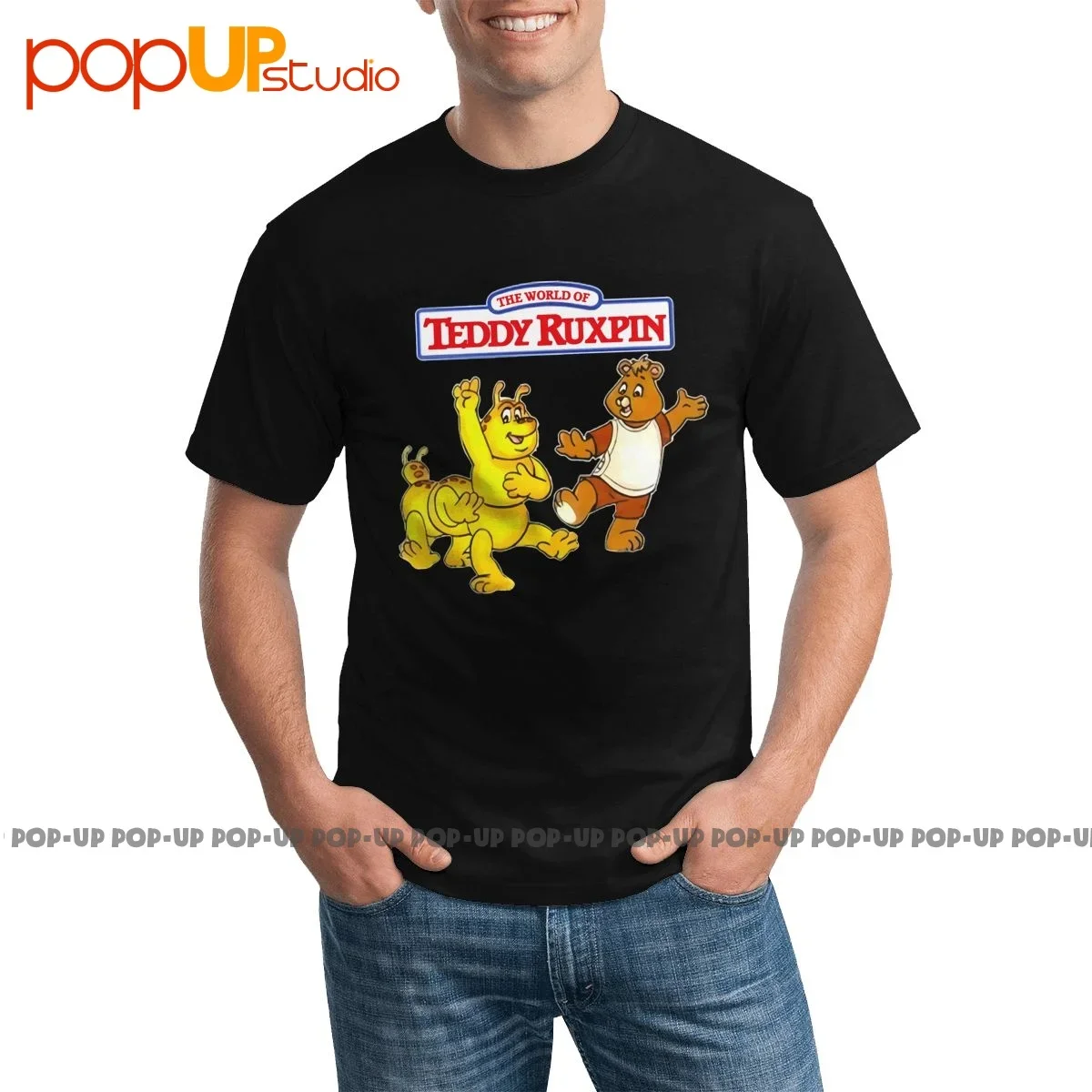 Cool Teddy Ruxpin Anni '80 T-Shirt Cartoon Trendy Premium Hot Deals Tee Shirt