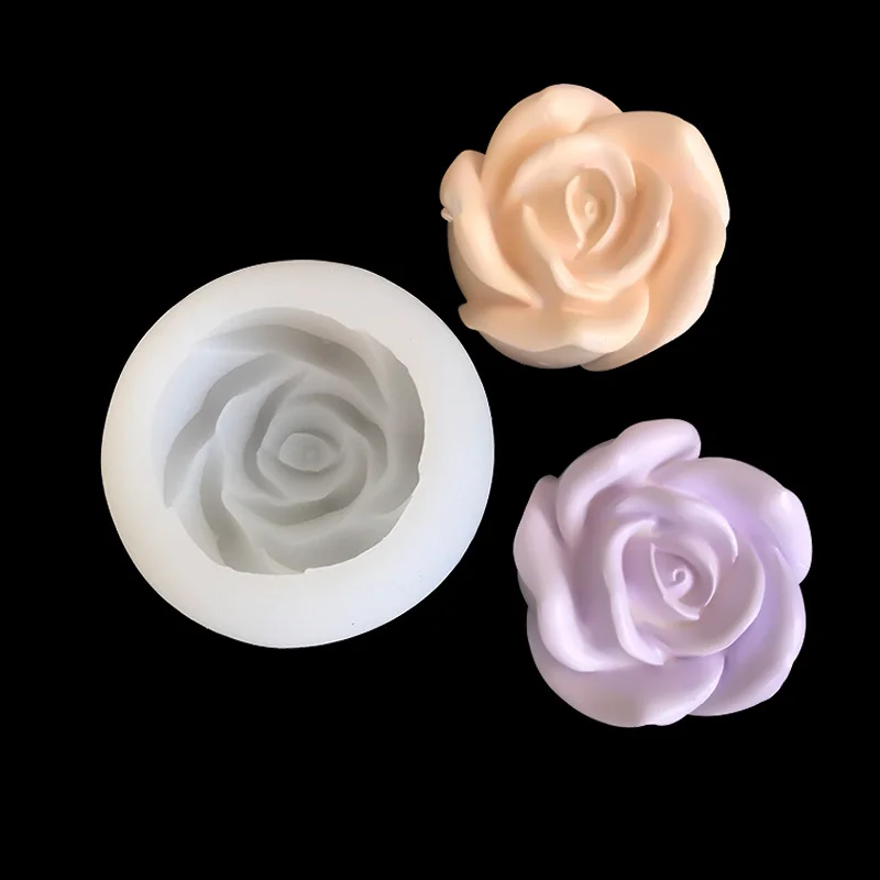 

3D Large Flower Shape Silicone Candle Mold Epoxy DIY Handmade Plaster Candles Decorate Kitchen Cake Baking Tools Chocolate Mould