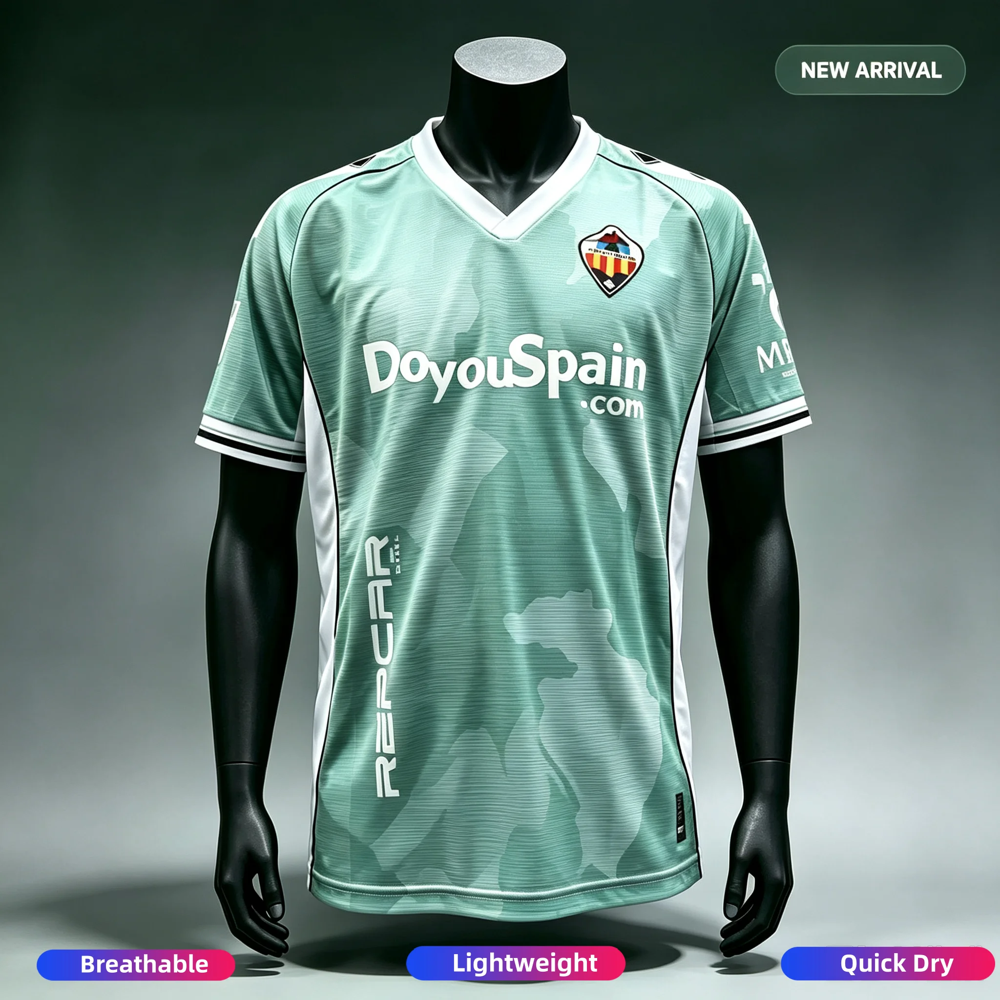 26-27 NEUES Familien-Fußballtrikot von Castellon, bedruckt, Rundhalsausschnitt, schnelltrocknend, kurzärmelig, Eltern-Kind-Fußballuniform für Erwachsene und Kinder