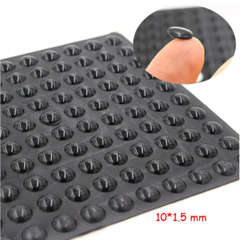 BAJIAOREN 2-Pack Silicone Door Kick Plates - 36" Self-Adhesive, Black, Trimmable For 30-36" Doors