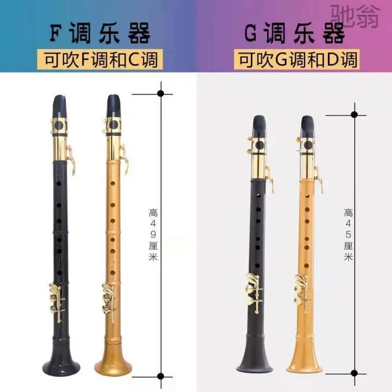 C6R Easy Saxophone Small Saxophone Clarinet Alto Beginner Children Adult Mini Instrument