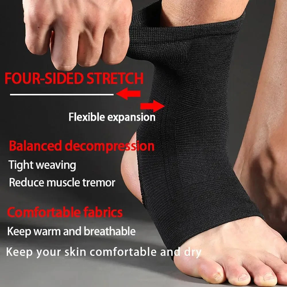 1Pcs Ankle Brace Compression Sleeve,Breathable Ankle Support for Men Women,Ankle Compression Sock for Swelling,Plantar Fasciitis