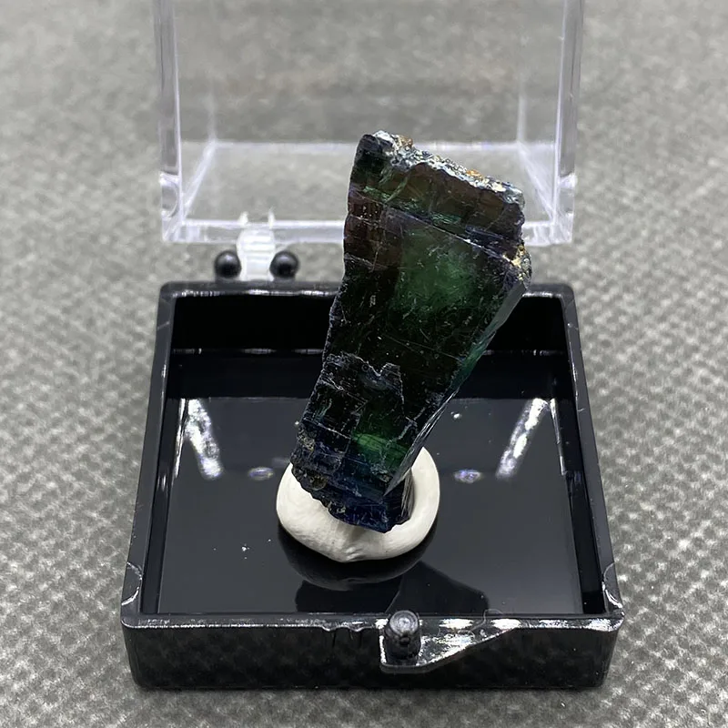 100% natural rare Brazil Vivianite （Blue ironearth） mineral specimen stones and crystals healing crystals quartz +Box 3.5c'm