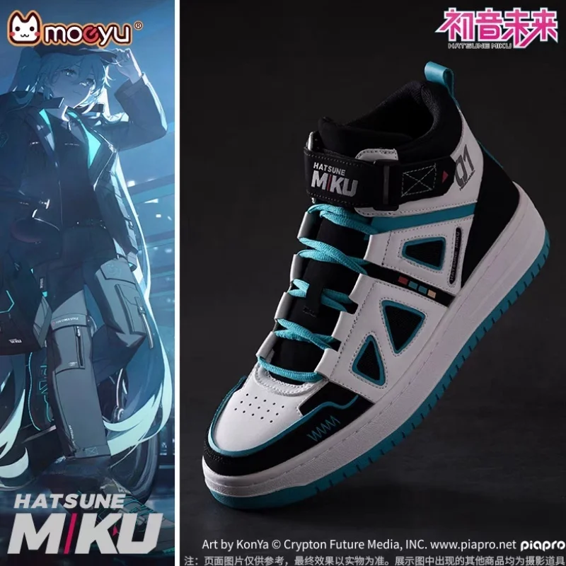 Hot Moeyu Hatsune Miku Shoes For Men Vocaloid Cosplay Male