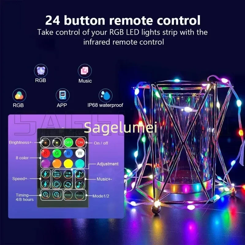 SAGE LU MEI RGB LED Lichterkette Abbildung 2