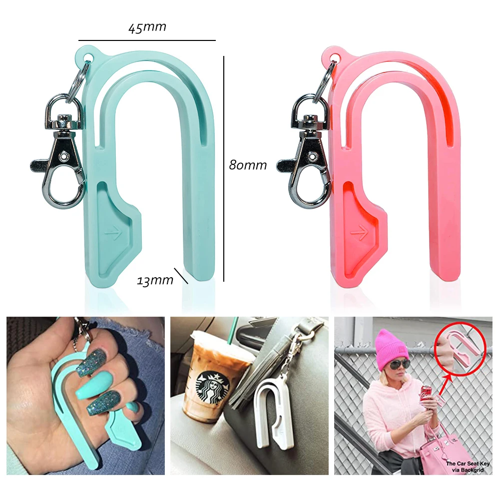 Portable Baby Child Car Seat Belt Unbuckled With Keychain Premium