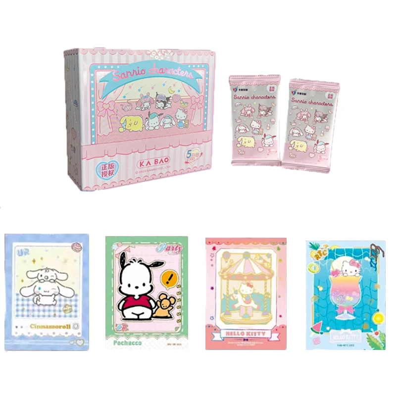 

KBWC Sanrio карты Hello Kitty My Melody Kuromi Pailide вечерние план Аниме фигурки коллекционные брелки подарки для детей