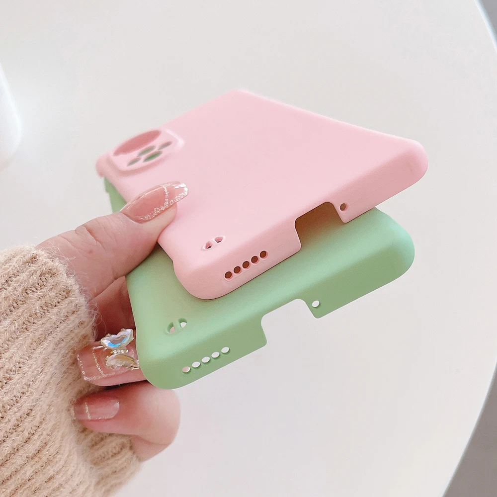 Capa de telemóvel mate cor de doce para huawei nova 9 e 8 pro_voghion.com