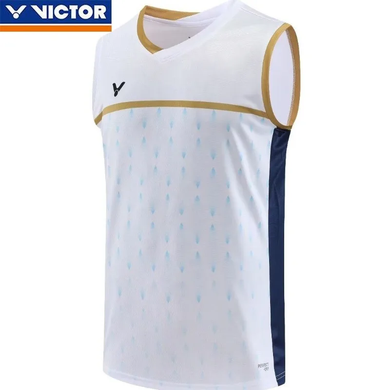 Short Sleeve T Shirt Badminton Uniforms Victor Badminton Jersey Set Men's and Women's Jerseys Series Sports T-shirt Short-sleeved Top Quick-drying