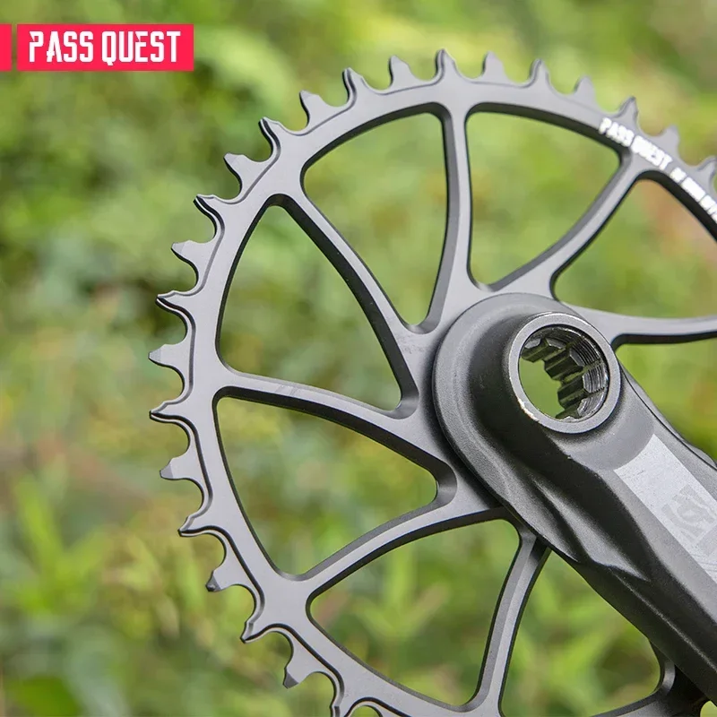 PASS QUEST RACEFACE 0mm Offset Crank Special Positive Negative Width Narrow Tooth Sprocket Mountain Bike Sprocket Race