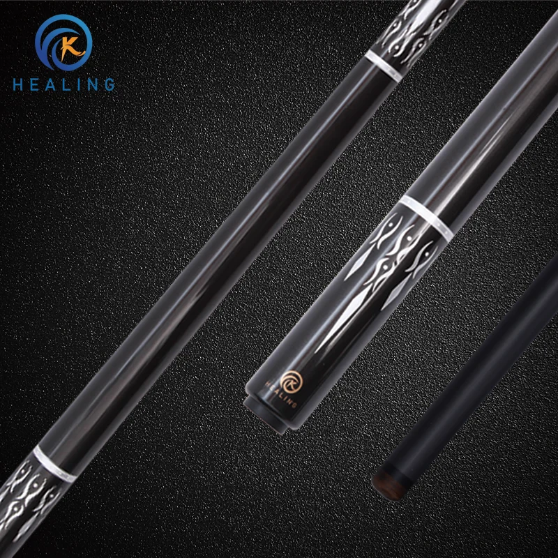 OKHealing-ブレイクキューチップビリヤードキュー、カーボンファイバー