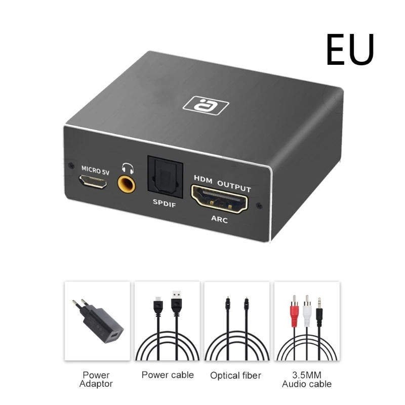 HDMI2.0 오디오 추출기 4K@60Hz 오디오 포함 광학 SPDIF + L 스테레오)