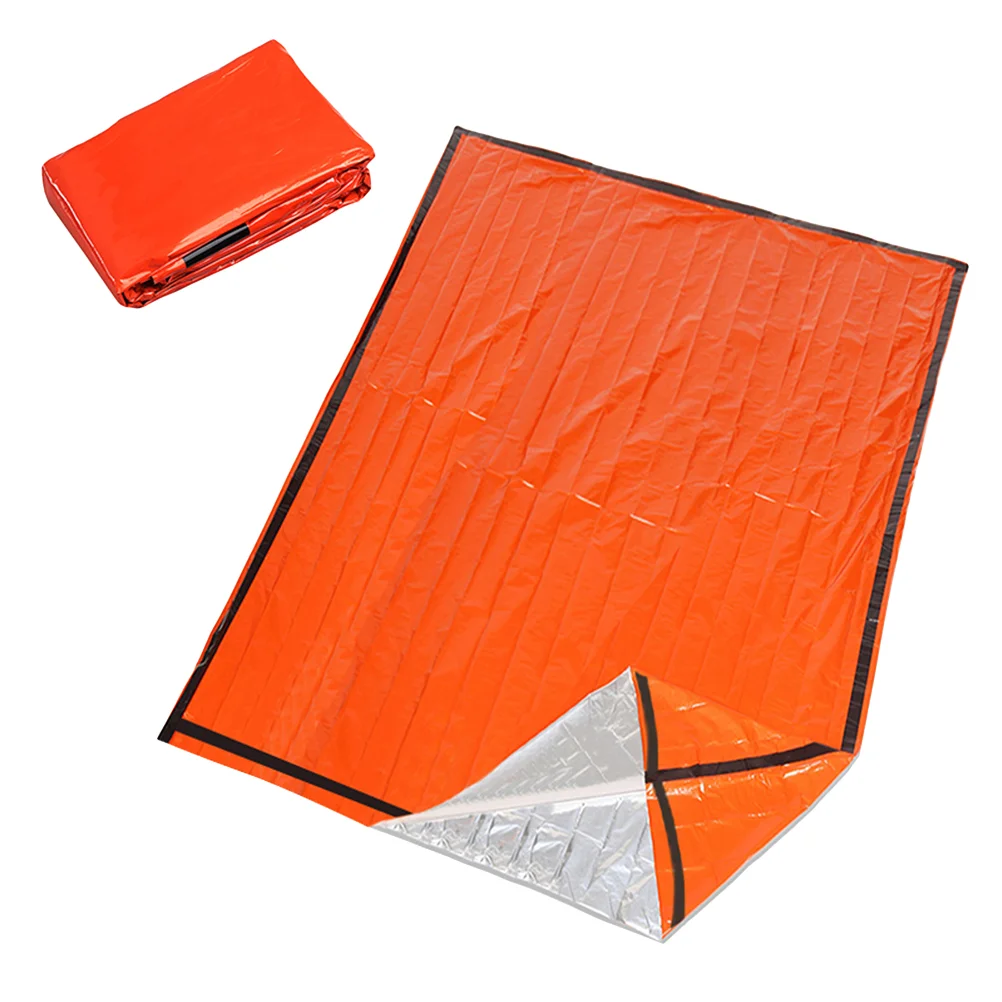 

Portable Sleeping Bag Anti- cold Waterproof Thermal Double Sleeping Bag Travel Bag for Outdoor Camping Picnic Supplies ( Orange