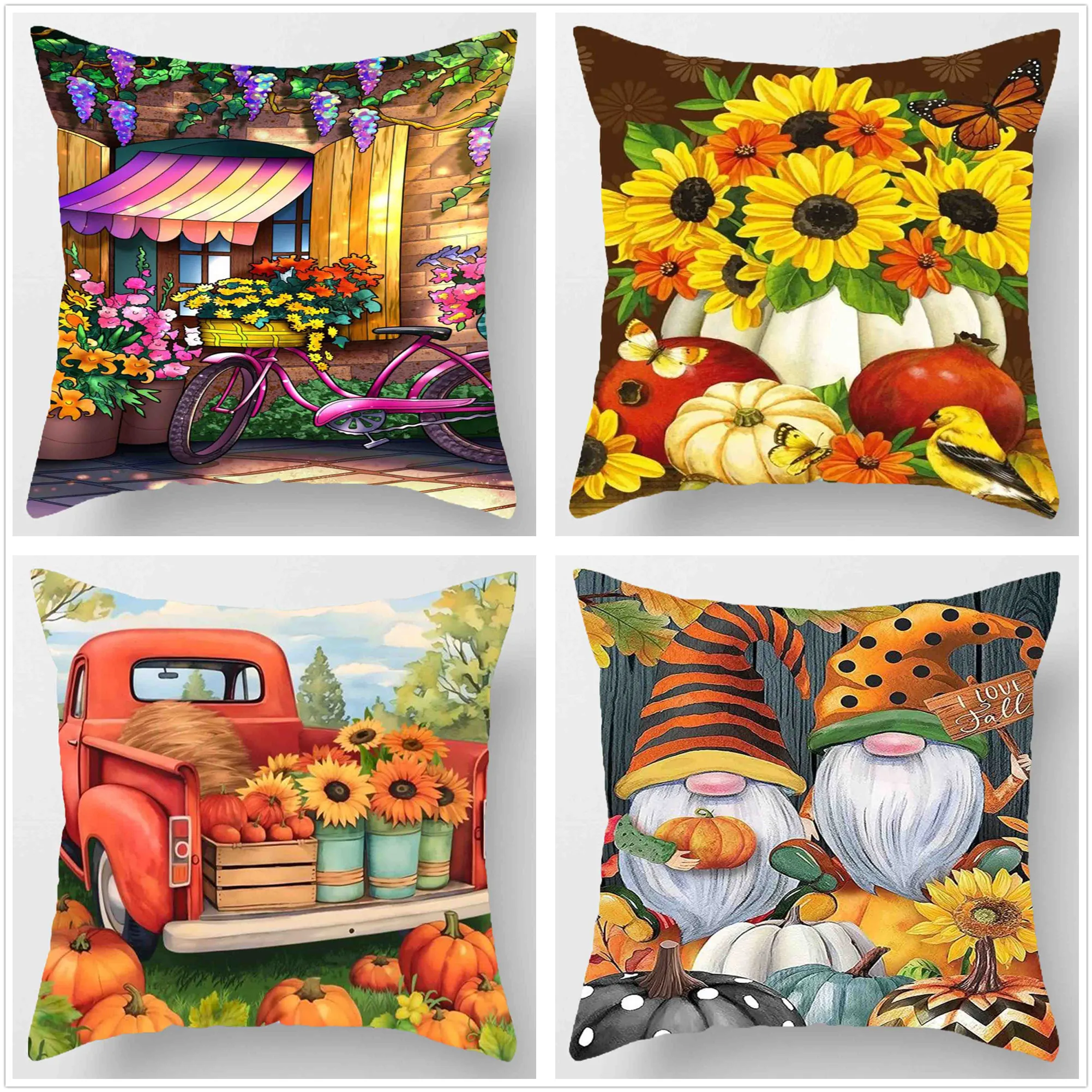 Новинка, наволочка 45*45 см, лангура, обнимающая наволочка, счастливый карлик, искусственная ферма, украшение, подходит для дивана, песок, для дома