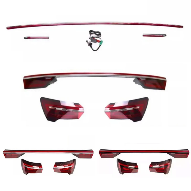 

Задний фонарь в сборе для Audi A6 A6L Avant Allroad 19-24, Модернизированный стиль A8L, сигнал поворота, тормоз, автомобильные аксессуары